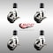 Service Caster 3 Inch 316SS Soft Rubber Swivel 1-7/8 Inch Expanding Stem Caster Set Brake SCC SCC-SS316EX20S314-SRS-TLB-178-4 - alternate 4